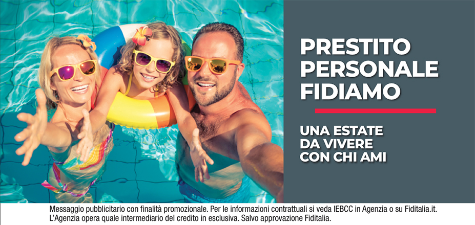 Agenzia BBFIN sas di Paola Sinopoli Fiditalia | Cosenza | Prestito Personale Fidiamo - Ti aspettiamo per realizzare i tuoi progetti. Messaggio pubblicitario con finalità promozionale. Per le informazioni contrattuali si veda IEBCC in Agenzia o su Fiditalia.it. L’Agenzia opera quale intermediario del credito in esclusiva. Salvo approvazione Fiditalia.